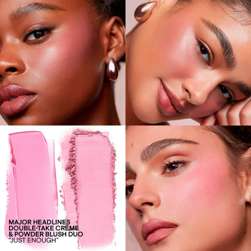 Patrick ta Major Headlines Double-Take Crème & Powder Blush Duo