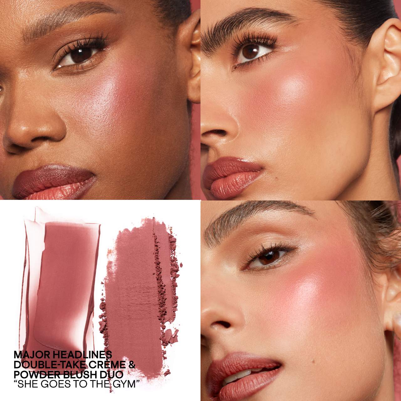 Patrick ta Major Headlines Double-Take Crème & Powder Blush Duo