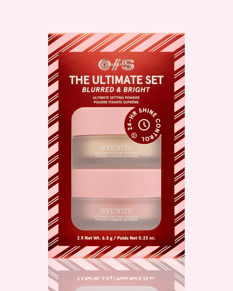 ONE SIZE BLURRED & BRIGHT
ULTIMATE SETTING POWDER DUOS